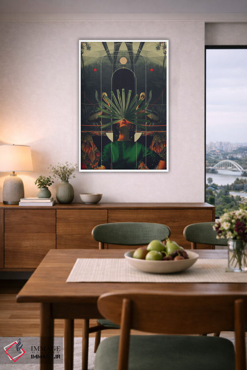 تابلو دکوراتیو "او استوا را دید" اثر فرانک موس - D6W