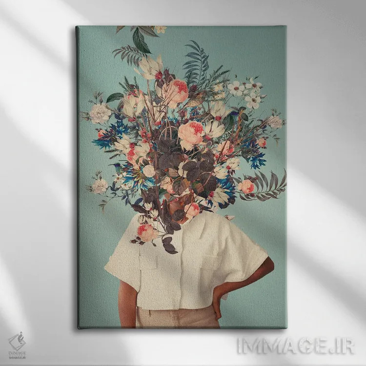 تابلو دکوراتیو "خدا را شکر بهار است" اثر فرانک موس - نمای روبهرو روی دیوار