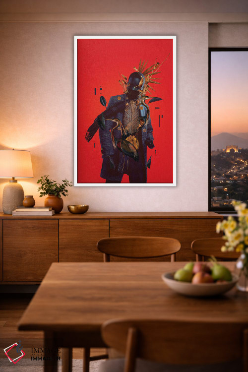 تابلو دکوراتیو "جاز نیمه شب در نیواورلئان" اثر فرانک موس - D1W