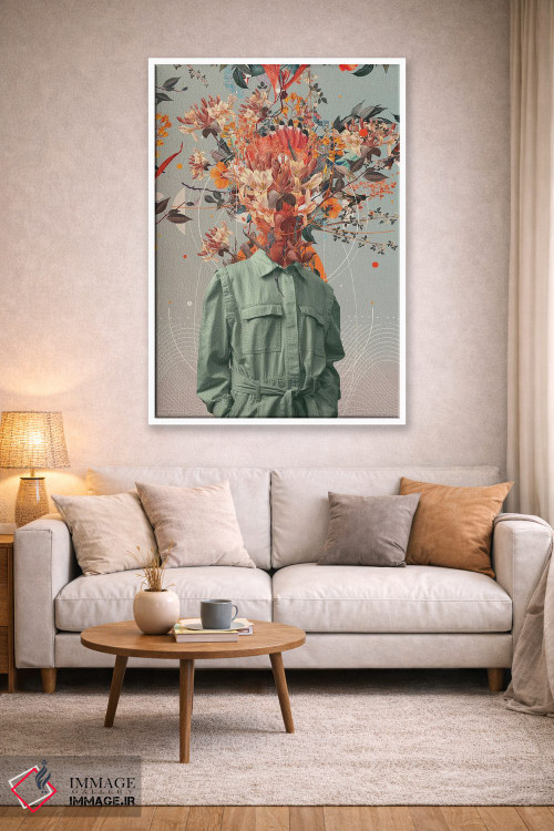 تابلو دکوراتیو "عطر تو شبیه خانه است" اثر فرانک موس - D1W