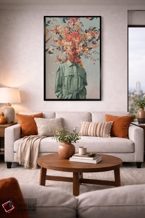 تابلو دکوراتیو "عطر تو شبیه خانه است" اثر فرانک موس - D2B