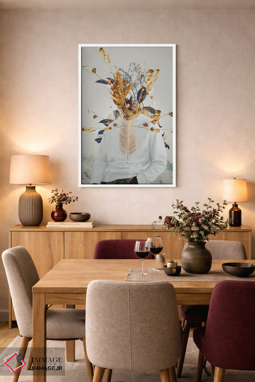 تابلو دکوراتیو "سکوت و سادگی" اثر فرانک موس - D5W