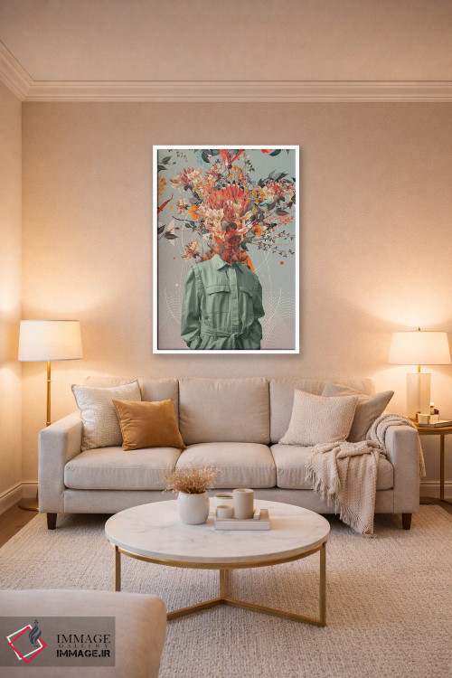 تابلو دکوراتیو "عطر تو شبیه خانه است" اثر فرانک موس - D3W