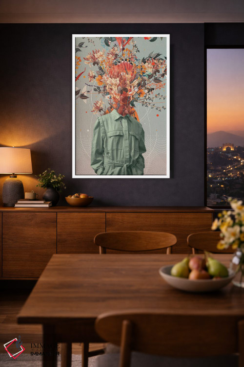 تابلو دکوراتیو "عطر تو شبیه خانه است" اثر فرانک موس - D4W