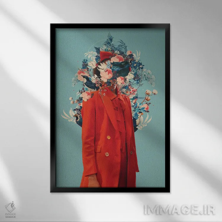 تابلو دکوراتیو "زیبایی درونی ناامنی هایم" اثر فرانک موس - نمای قابدار مشکی