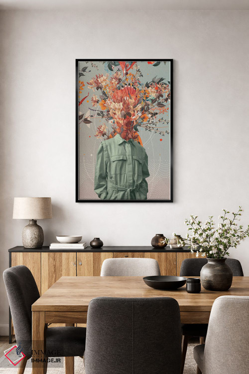 تابلو دکوراتیو "عطر تو شبیه خانه است" اثر فرانک موس - D5B