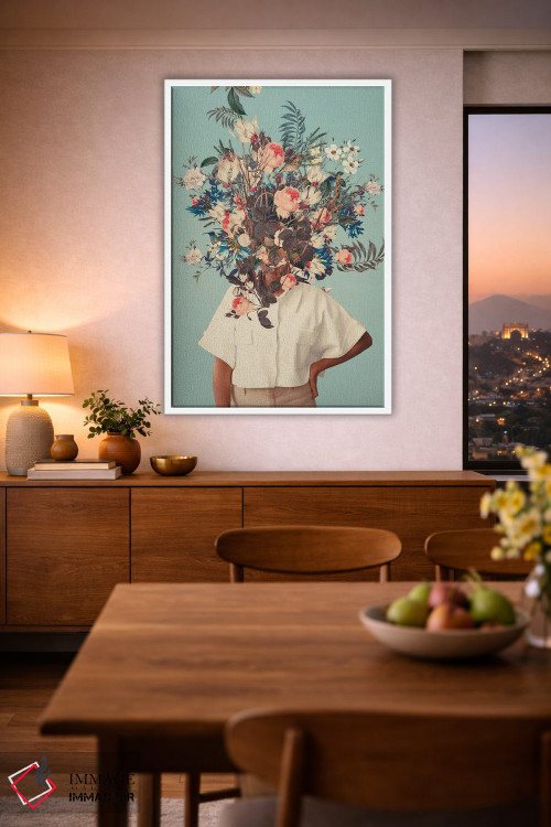 تابلو دکوراتیو "خدا را شکر بهار است" اثر فرانک موس - D1W