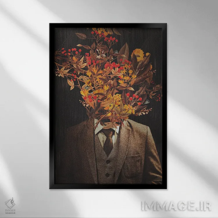 تابلو دکوراتیو "ای کاش اینجا بودی" اثر فرانک موس - نمای قابدار مشکی