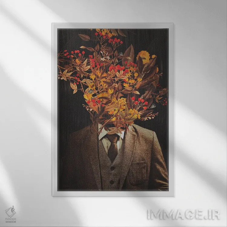 تابلو دکوراتیو "ای کاش اینجا بودی" اثر فرانک موس - نمای قابدار سفید