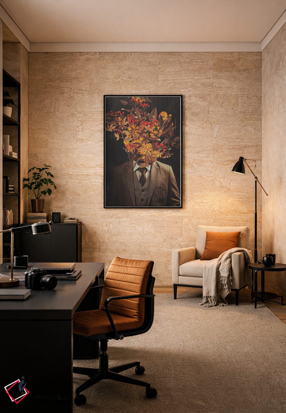 تابلو دکوراتیو "ای کاش اینجا بودی" اثر فرانک موس - D6B