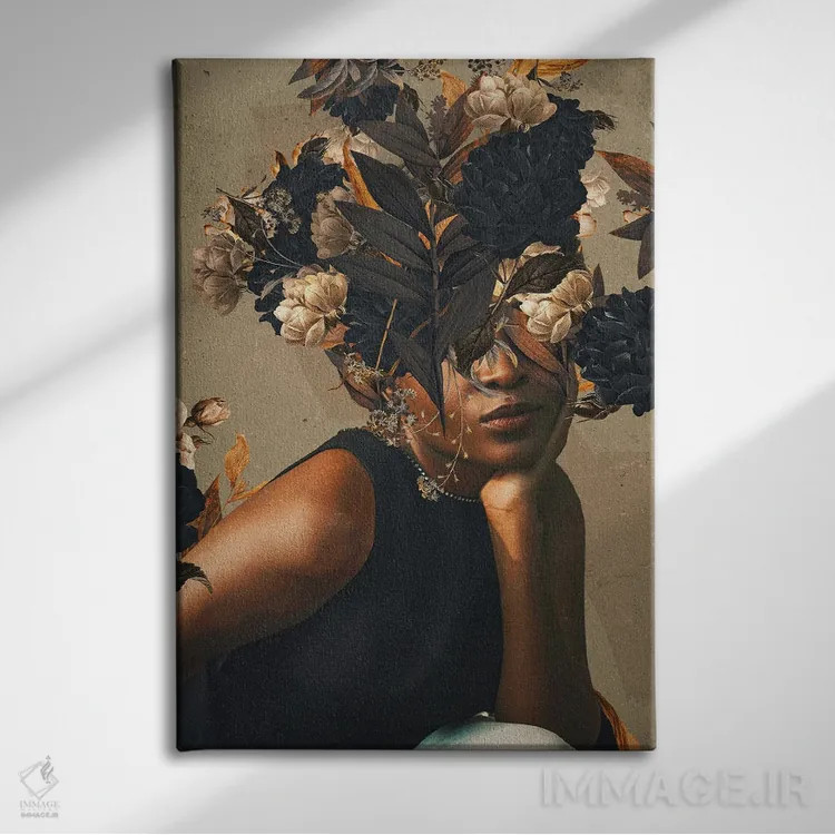 تابلو دکوراتیو "پاییز ملایم و عسل گون" اثر فرانک موس - نمای روبهرو روی دیوار