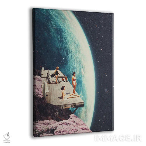 تابلو دکوراتیو "در خانه انتظار ما را می کشند" اثر فرانک موس - نمای پرسپکتیو محصول