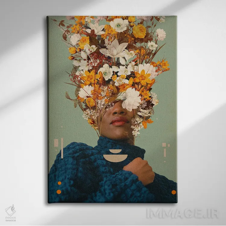 تابلو دکوراتیو "تو رویای عارفانه منی" اثر فرانک موس - نمای روبهرو روی دیوار