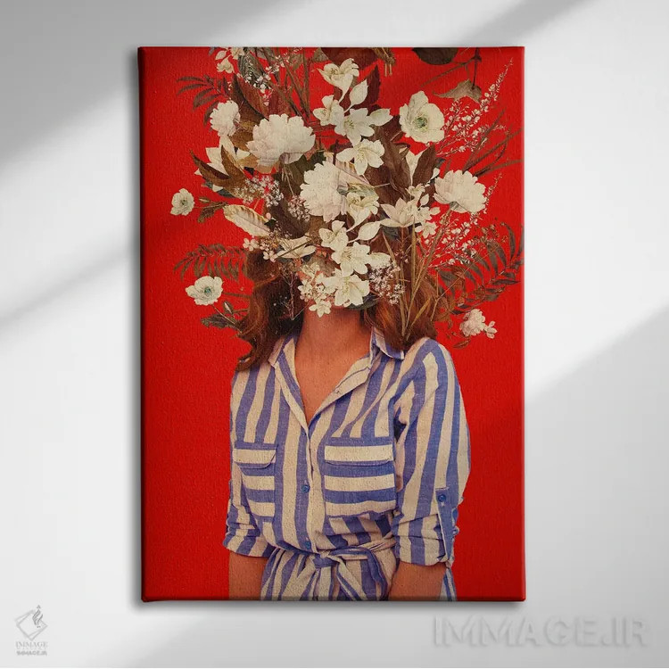 تابلو دکوراتیو "قدرتت آرامش من است" اثر فرانک موس - نمای روبهرو روی دیوار