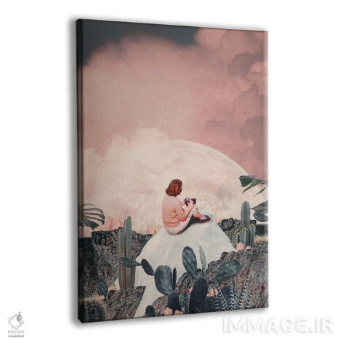 تابلو دکوراتیو "برایت چند عکس خواهم فرستاد" اثر فرانک موس - نمای پرسپکتیو محصول