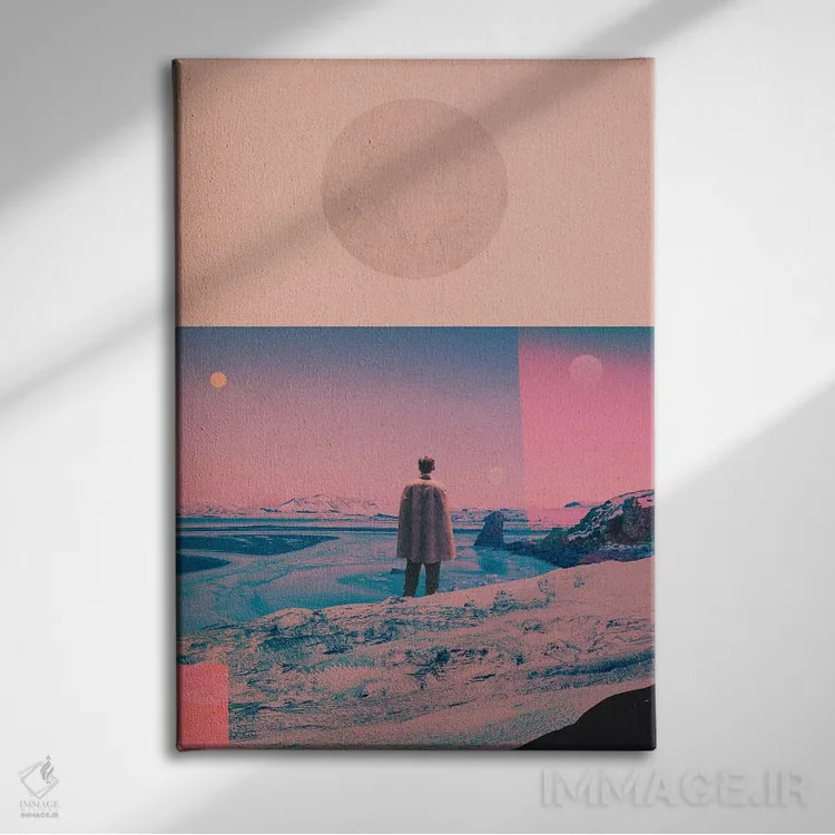 تابلو دکوراتیو "آیا هنوز مرا به یاد خواهی داشت" اثر فرانک موس - نمای روبهرو روی دیوار