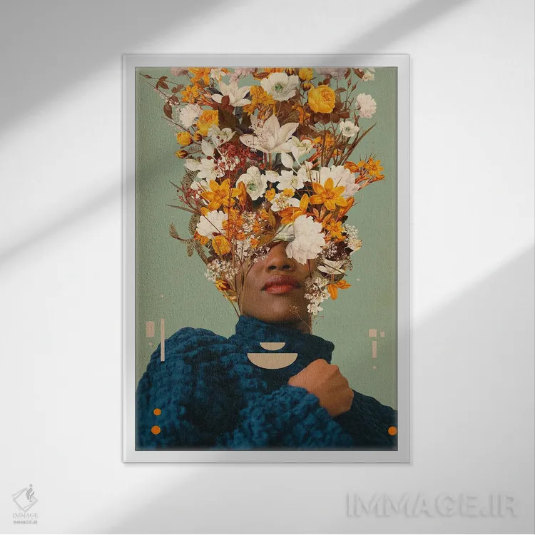 تابلو دکوراتیو "تو رویای عارفانه منی" اثر فرانک موس - نمای قابدار سفید