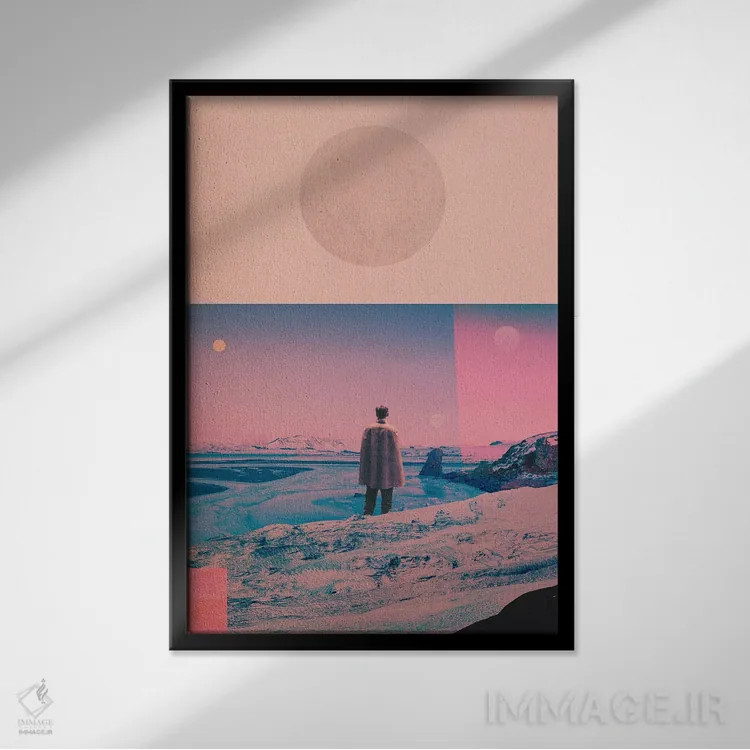 تابلو دکوراتیو "آیا هنوز مرا به یاد خواهی داشت" اثر فرانک موس - نمای قابدار مشکی