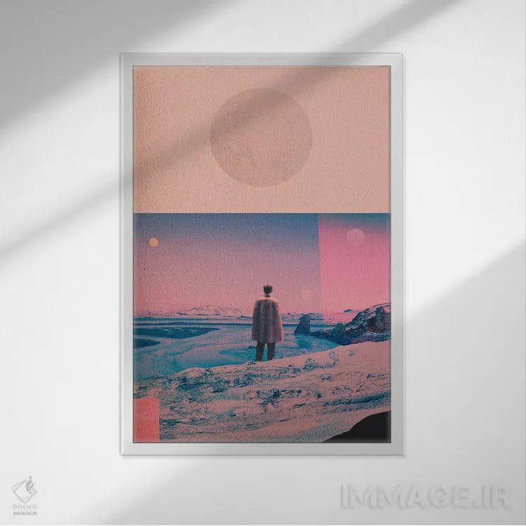 تابلو دکوراتیو "آیا هنوز مرا به یاد خواهی داشت" اثر فرانک موس - نمای قابدار سفید