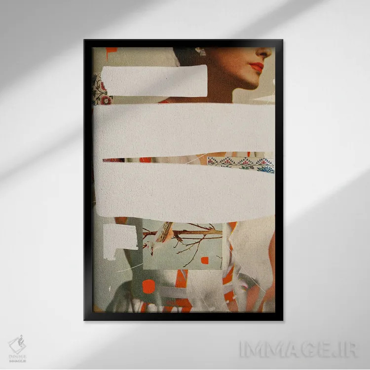 تابلو دکوراتیو "زندگی دیگر" اثر فرانک موس - نمای قابدار مشکی