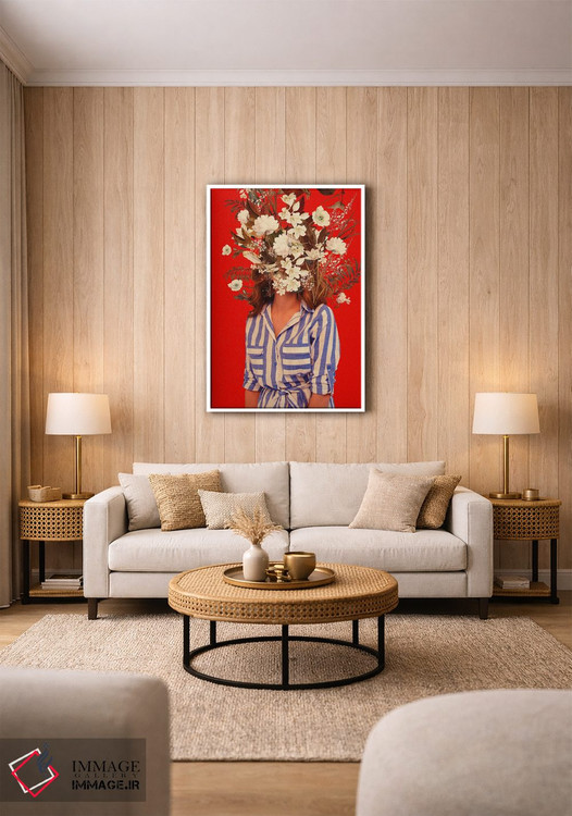 تابلو دکوراتیو "قدرتت آرامش من است" اثر فرانک موس - D1W