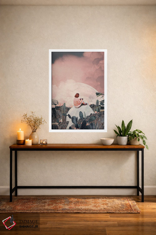 تابلو دکوراتیو "برایت چند عکس خواهم فرستاد" اثر فرانک موس - D2W