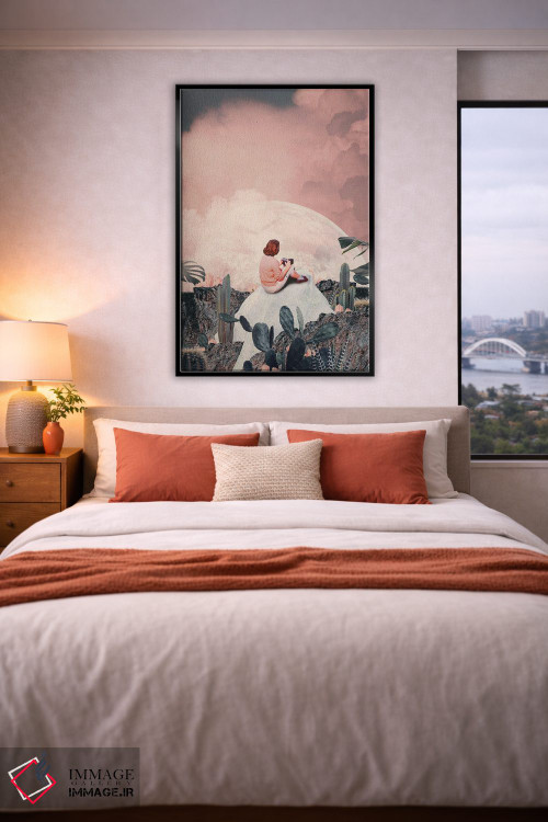 تابلو دکوراتیو "برایت چند عکس خواهم فرستاد" اثر فرانک موس - D4B