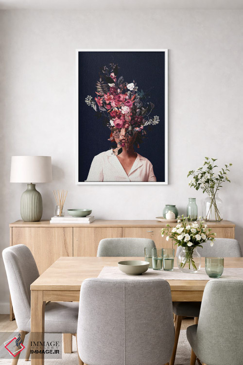 تابلو دکوراتیو "خاطره ای از گل رز" اثر فرانک موس - D5W