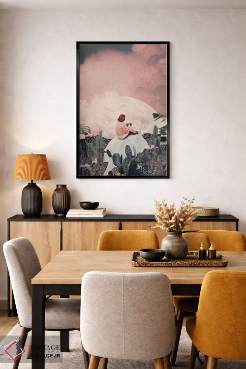 تابلو دکوراتیو "برایت چند عکس خواهم فرستاد" اثر فرانک موس - D5B