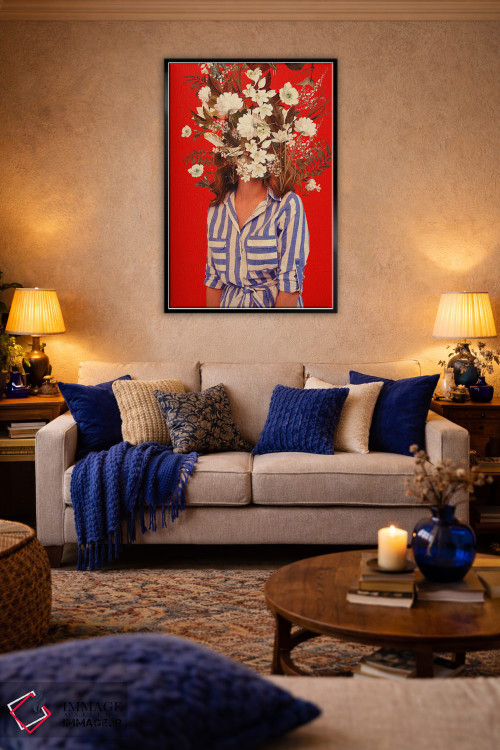 تابلو دکوراتیو "قدرتت آرامش من است" اثر فرانک موس - D5B