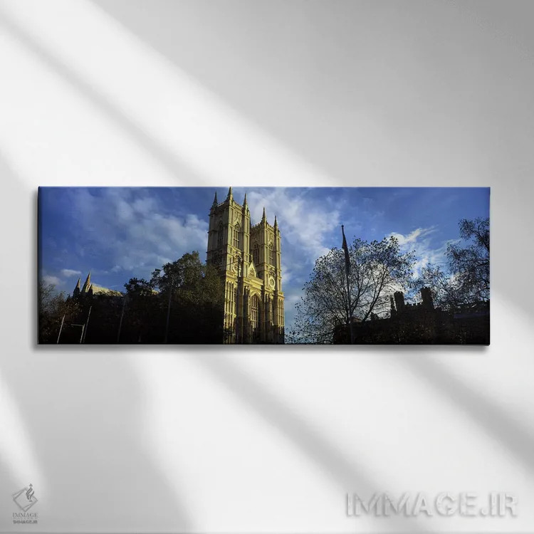 تابلو دکوراتیو Westminster Abbey, City of Westminster, London, England… اثر پانورامیک ایمجز - نمای روبهرو روی دیوار
