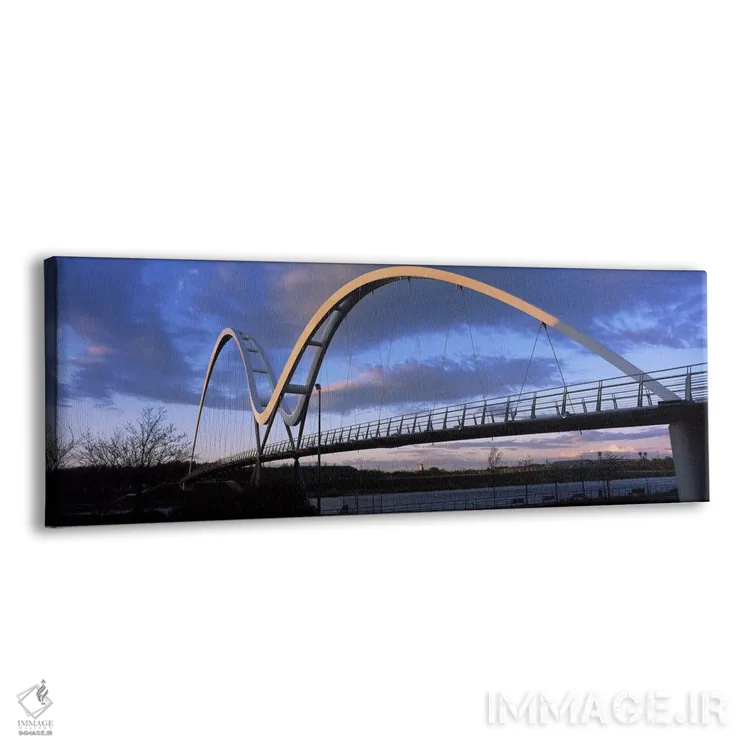 تابلو دکوراتیو River Tees, Stockton-On-Tees, Cleveland, England" - "پل… اثر پانورامیک ایمجز - نمای پرسپکتیو محصول