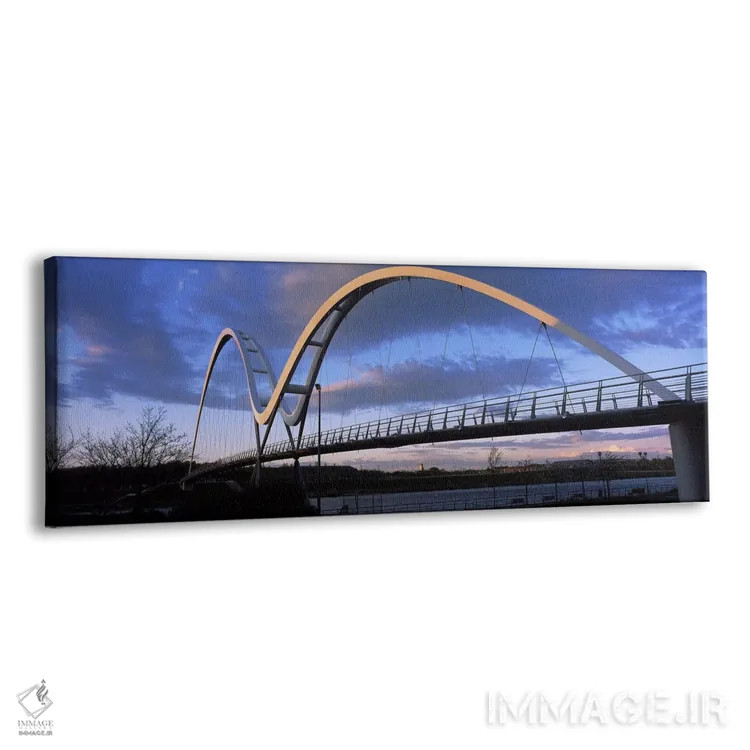 تابلو دکوراتیو River Tees, Stockton-On-Tees, Cleveland, England" - "پل… اثر پانورامیک ایمجز - نمای پرسپکتیو محصول