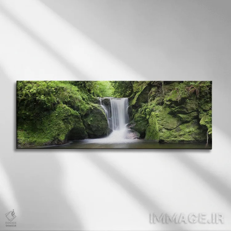 تابلو دکوراتیو Black Forest, Baden-Wurttemberg, Germany" - "آبشار گرول… اثر پانورامیک ایمجز - نمای روبهرو روی دیوار