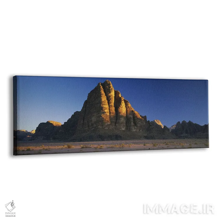 تابلو دکوراتیو Wadi Rum, Jordan" - "شکل گیری های سنگی در یک چشم انداز… اثر پانورامیک ایمجز - نمای پرسپکتیو محصول