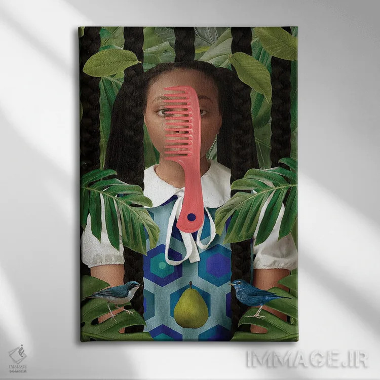 تابلو دکوراتیو رشد طبیعی اثر دیاندرا لی - نمای روبهرو روی دیوار