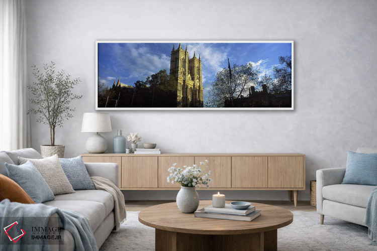 تابلو دکوراتیو Westminster Abbey, City of Westminster, London, England… اثر پانورامیک ایمجز - D3W