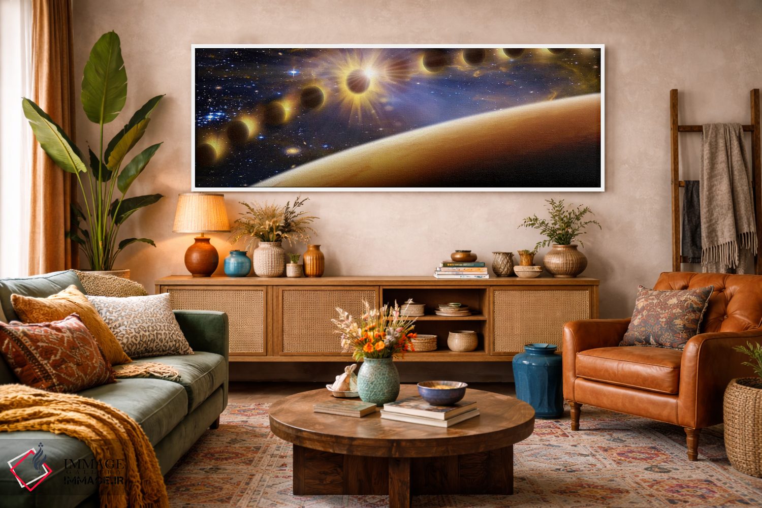 تابلو دکوراتیو کسوف اثر پانورامیک ایمجز - D3W