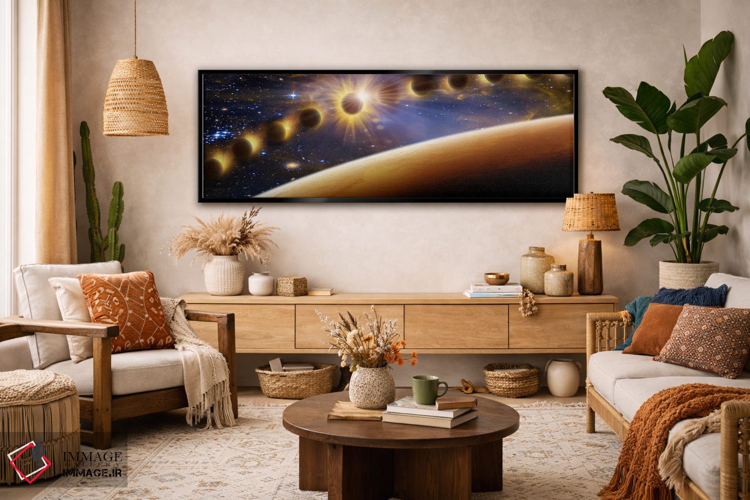 تابلو دکوراتیو کسوف اثر پانورامیک ایمجز - D4B
