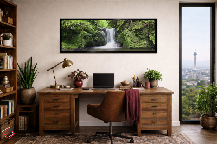 تابلو دکوراتیو Black Forest, Baden-Wurttemberg, Germany" - "آبشار گرول… اثر پانورامیک ایمجز - D2B