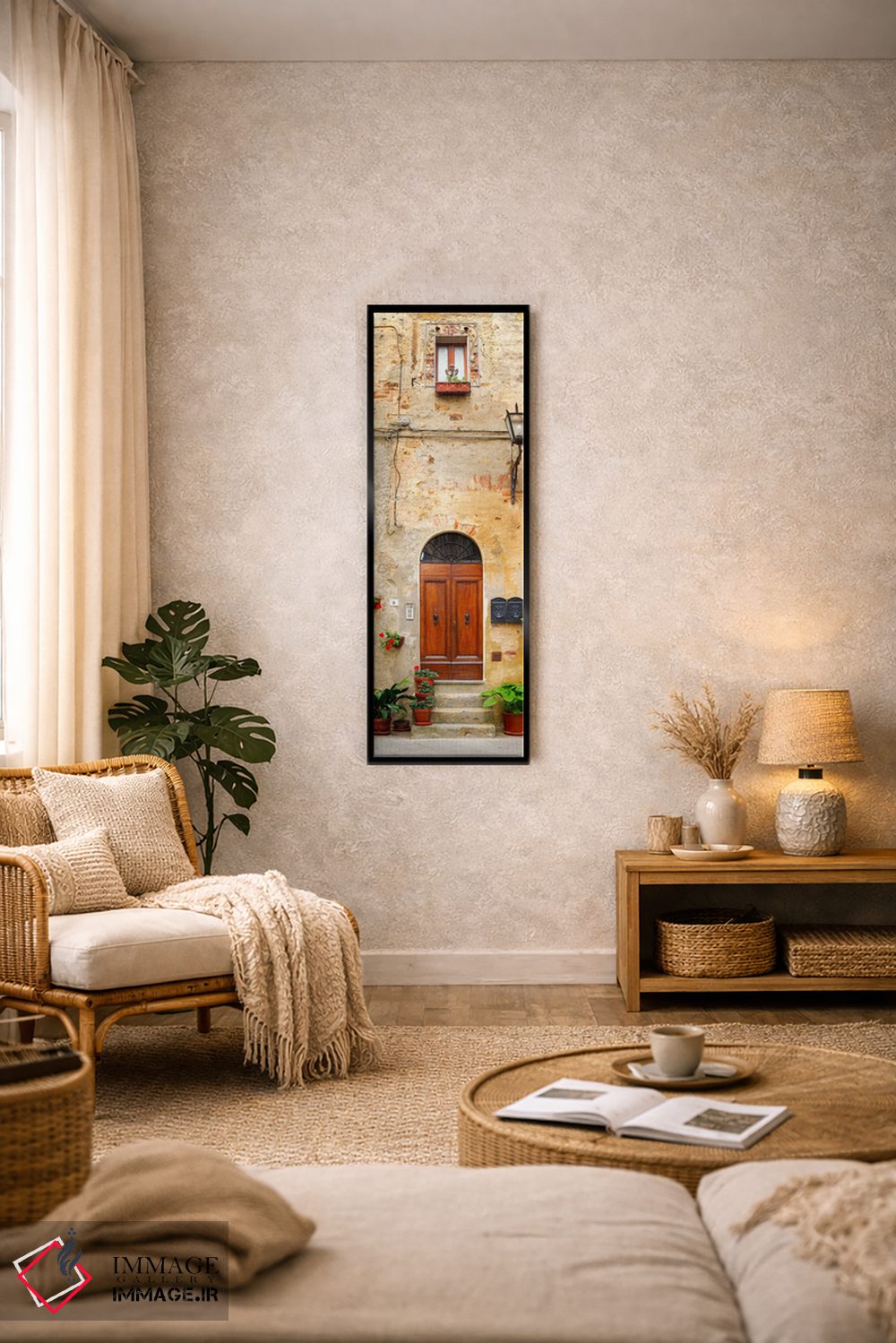 تابلو دکوراتیو Pienza, Italy,خوش آمد، پینتزا، ایتالیا اثر جیم نیلسن - D3B