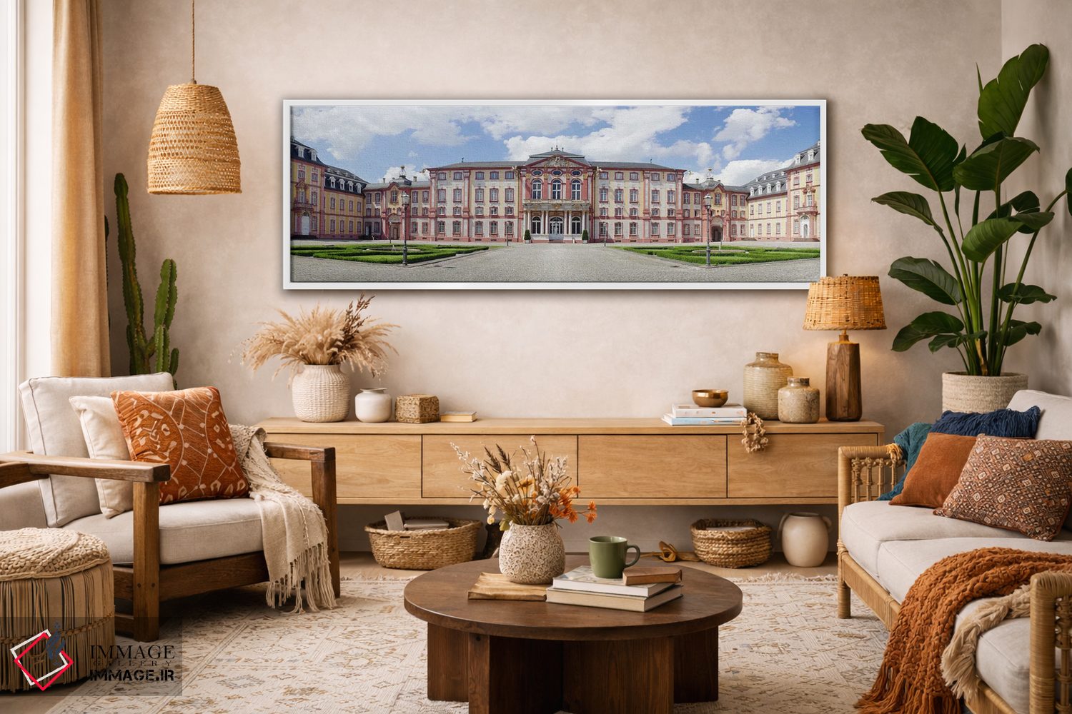 تابلو دکوراتیو Castle Bruchsal, Bruchsal, Baden-Wurttemberg, Germany"… اثر پانورامیک ایمجز - D2W