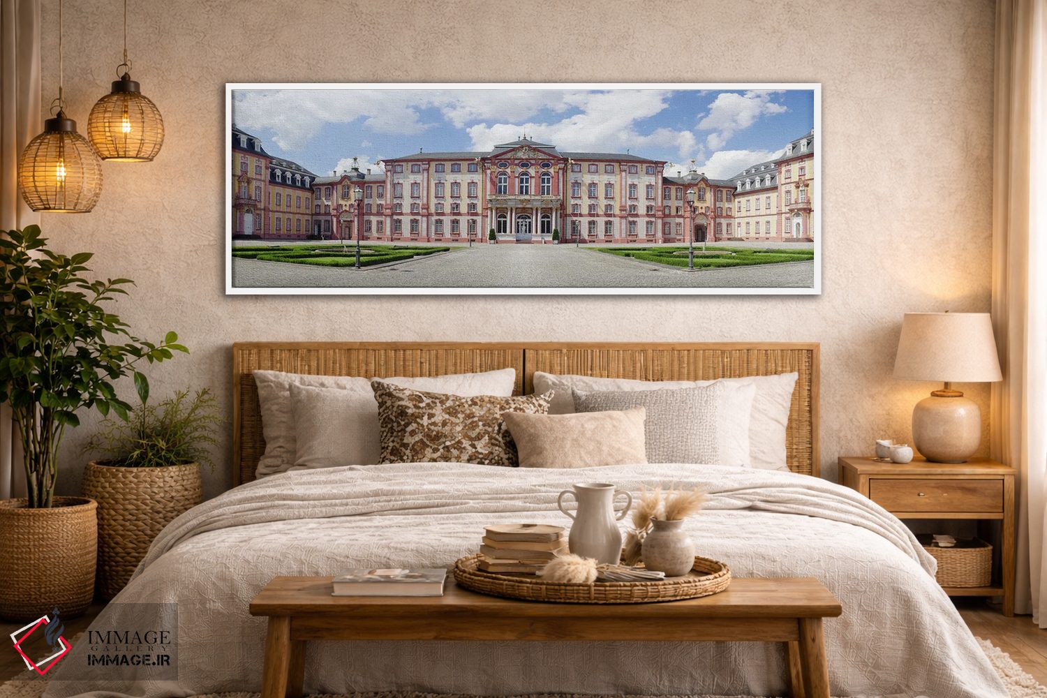 تابلو دکوراتیو Castle Bruchsal, Bruchsal, Baden-Wurttemberg, Germany"… اثر پانورامیک ایمجز - D5W