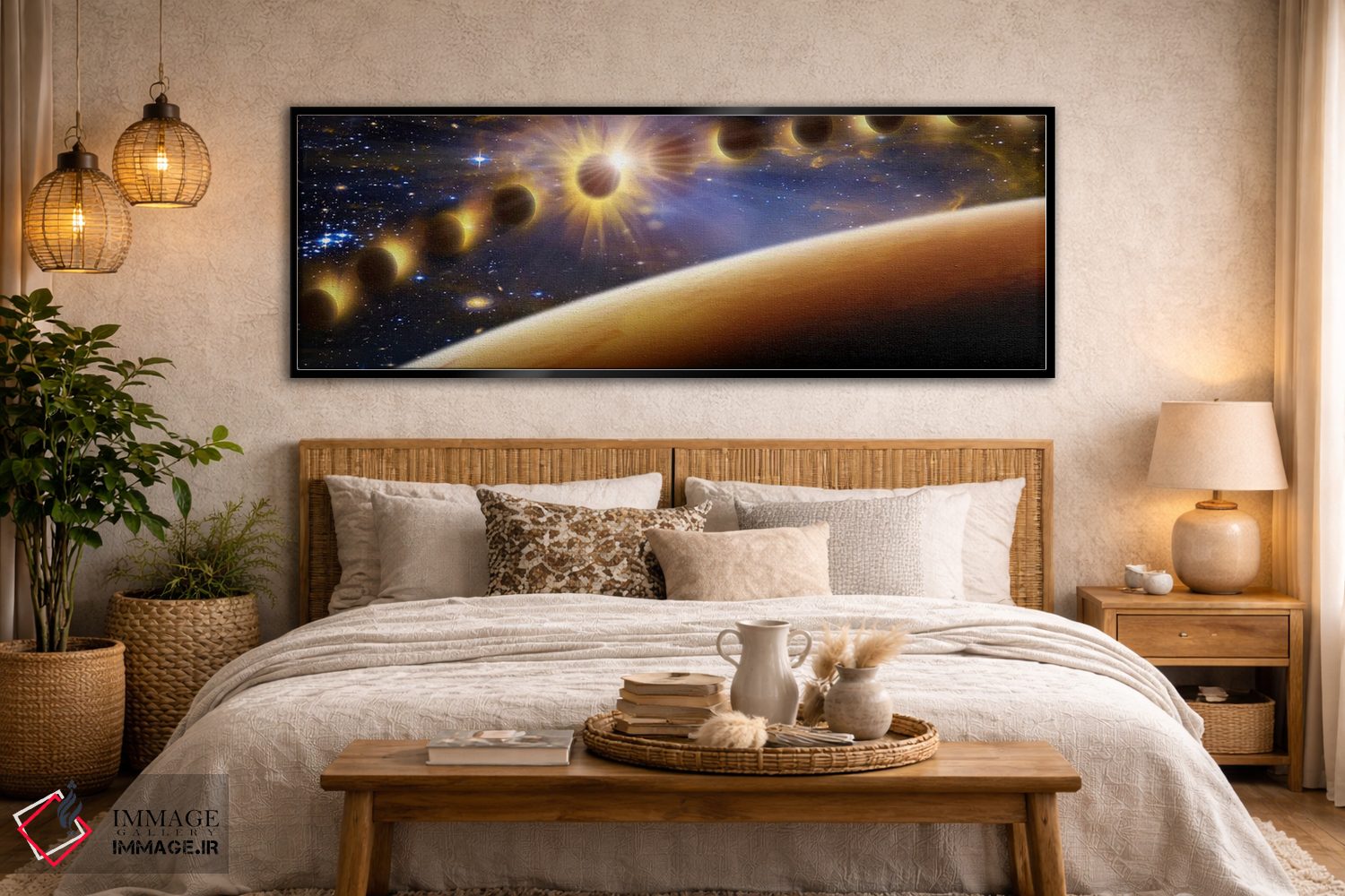 تابلو دکوراتیو کسوف اثر پانورامیک ایمجز - D6B