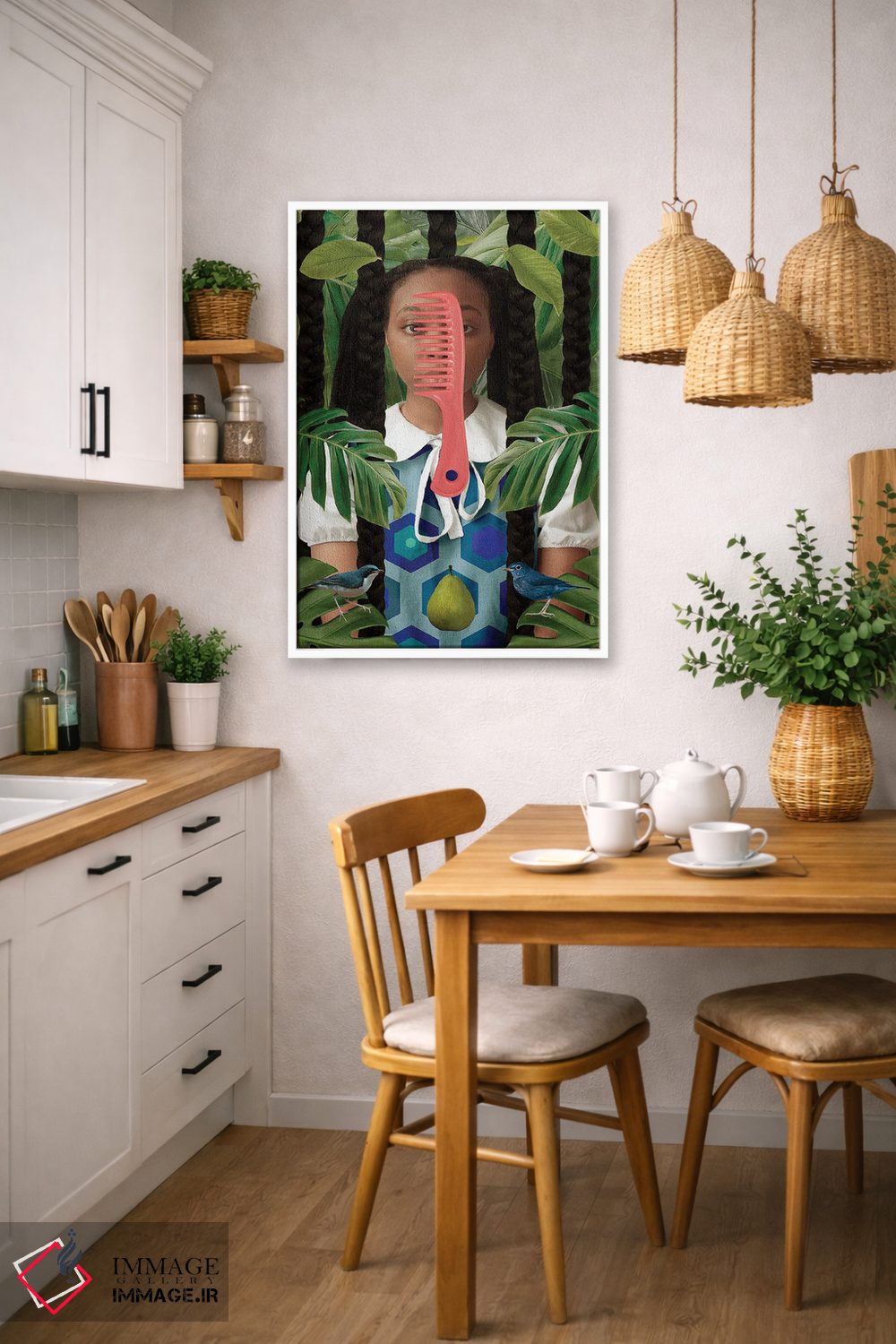 تابلو دکوراتیو رشد طبیعی اثر دیاندرا لی - D6W