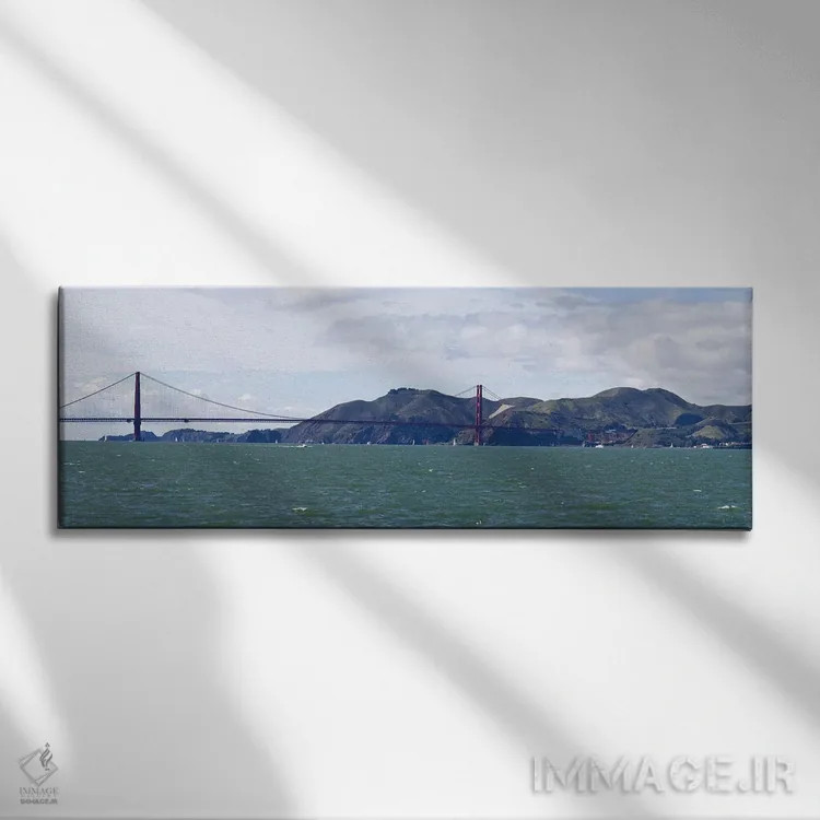 تابلو دکوراتیو Mount Tamalpais, Sausilito, San Francisco Bay, San Fran… اثر پانورامیک ایمجز - نمای روبهرو روی دیوار