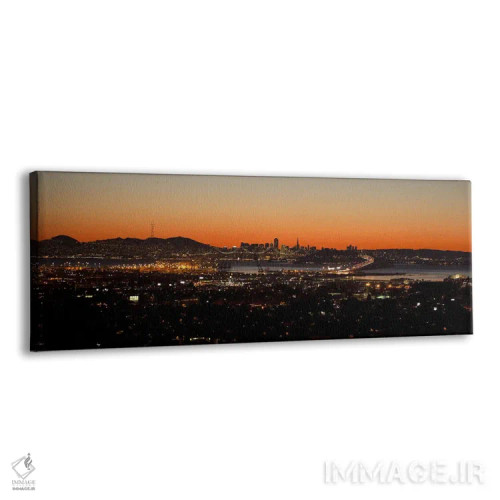 تابلو دکوراتیو Oakland, San Francisco Bay, San Francisco, California… اثر پانورامیک ایمجز - نمای پرسپکتیو محصول