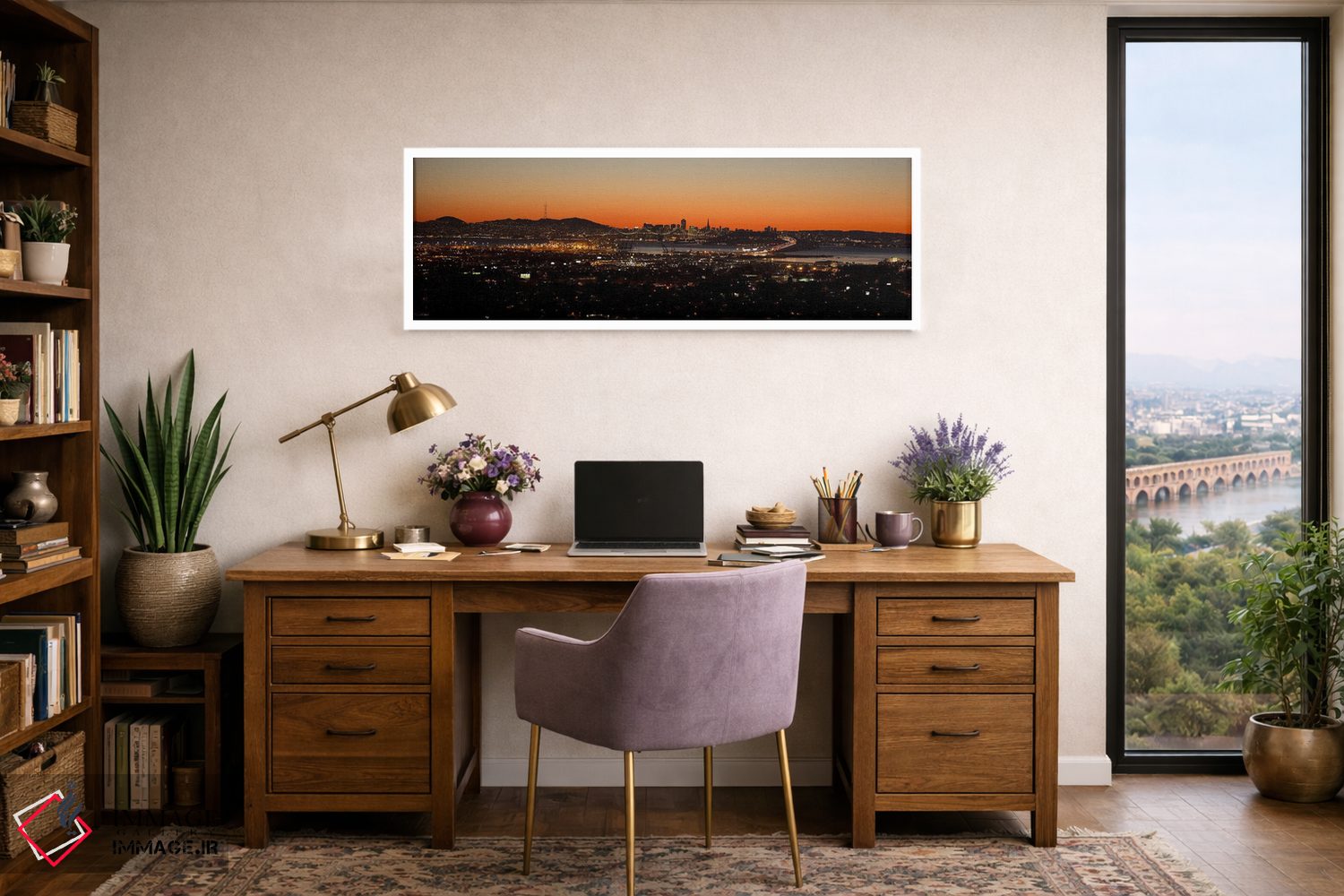 تابلو دکوراتیو Oakland, San Francisco Bay, San Francisco, California… اثر پانورامیک ایمجز - D1W