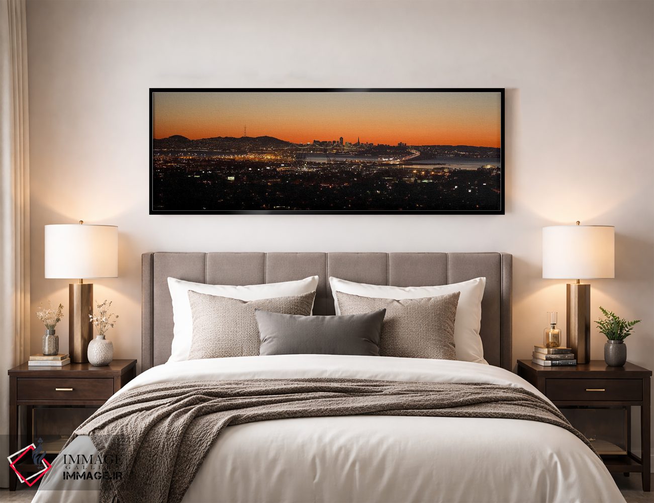 تابلو دکوراتیو Oakland, San Francisco Bay, San Francisco, California… اثر پانورامیک ایمجز - D5B