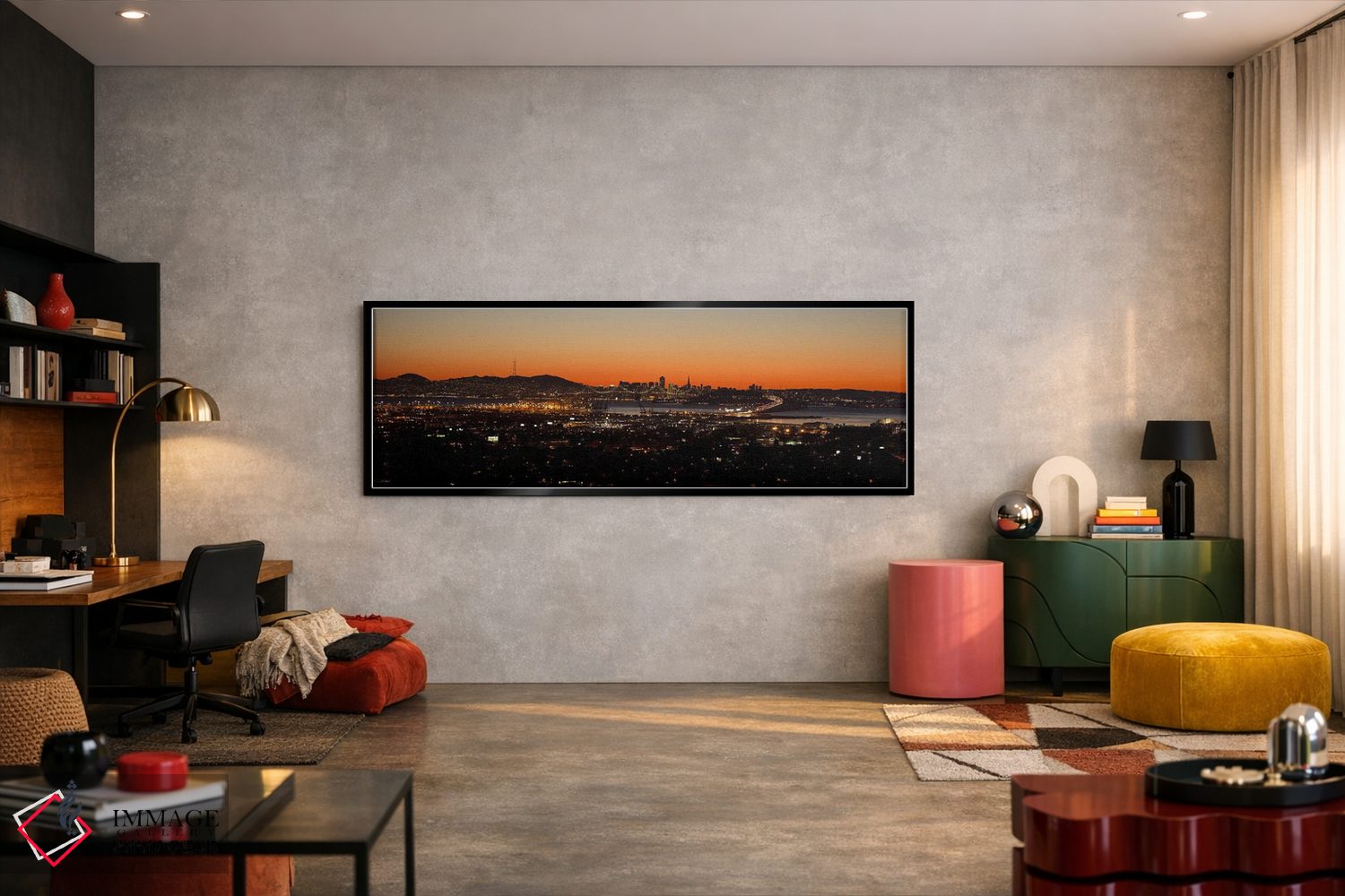 تابلو دکوراتیو Oakland, San Francisco Bay, San Francisco, California… اثر پانورامیک ایمجز - D6B